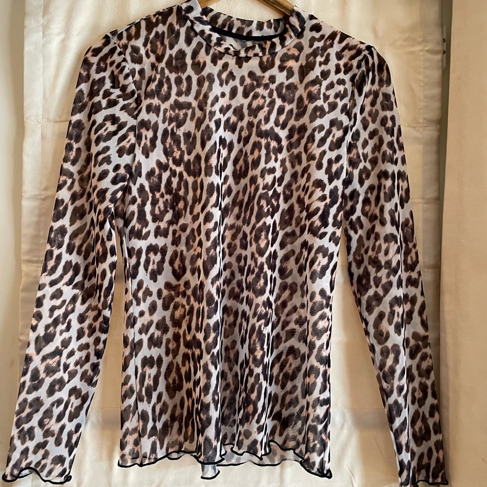 Leopard Print Blouse - Picture 4 of 4